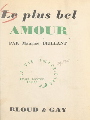 cover image of Le plus bel amour